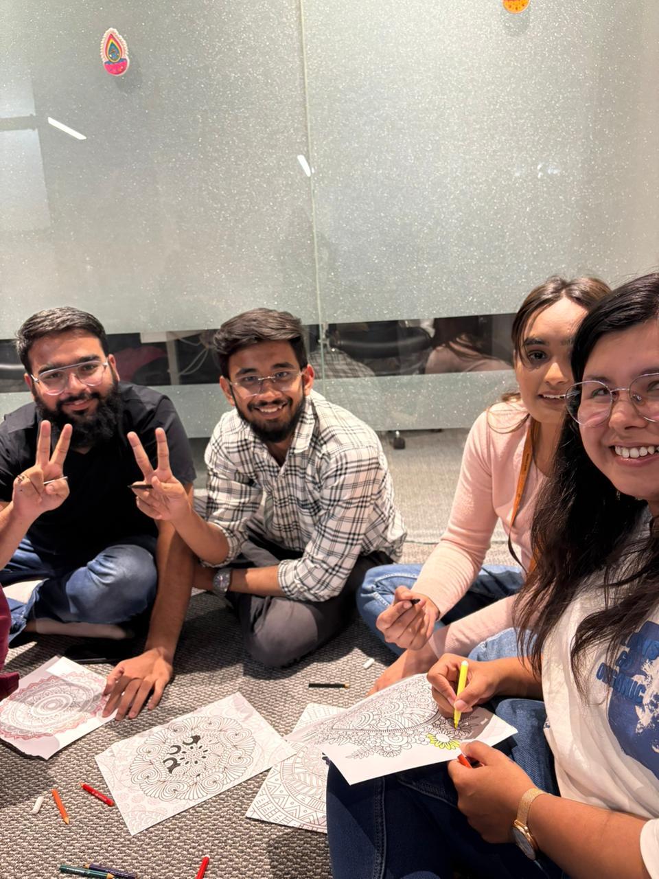 Mandala Drawing Process